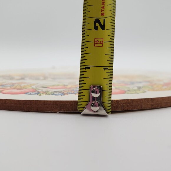 VTG Cloverleaf Melamine Chopping Board Harvest Cart Pumpkins Scene  NWT - Picture 8 of 8